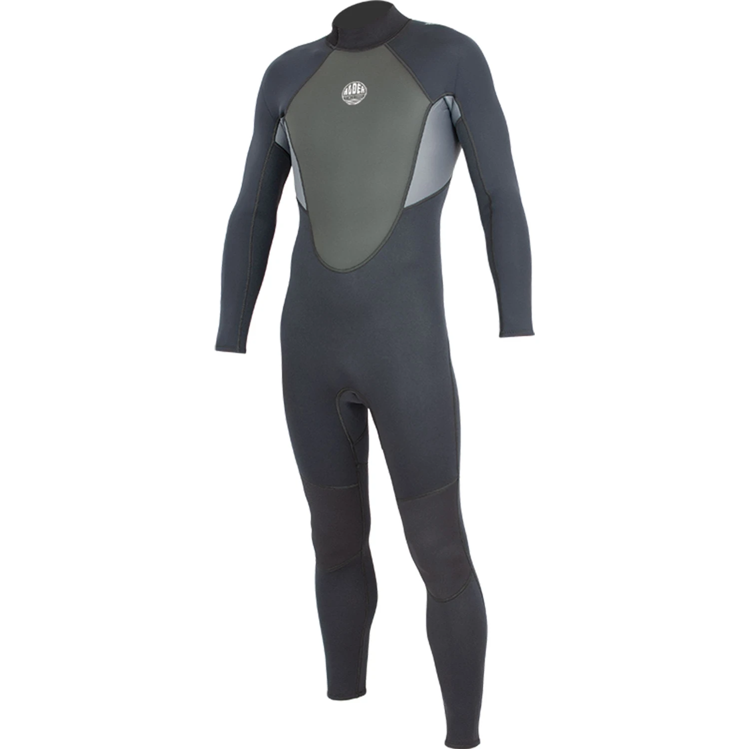 Alder Impact 3/2mm Flatlock Backzip Wetsuit - Black 3 Alder Impact 3/2mm Flatlock Backzip Wetsuit - Black