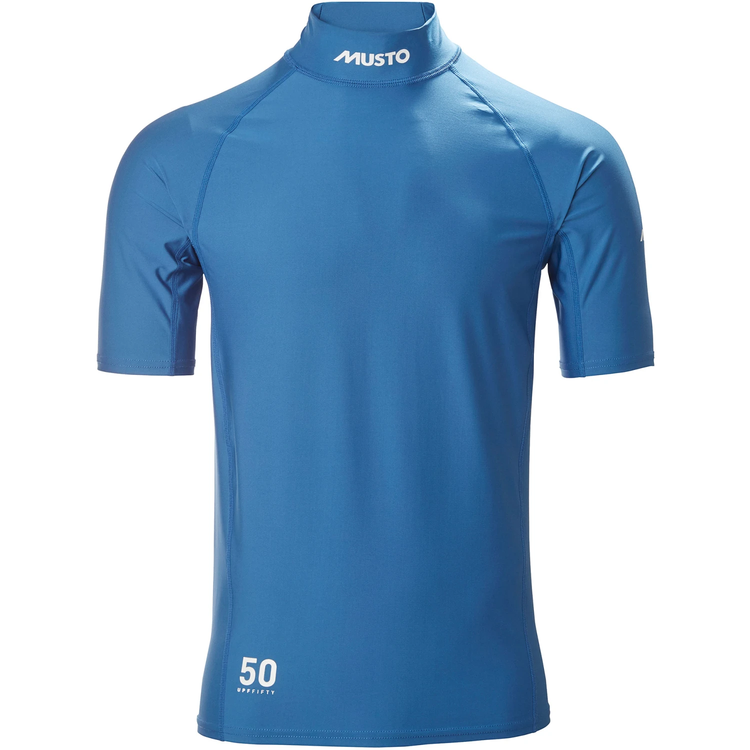 Musto Sunblock Dynamic Short Sleeve Rash Guard - Sky Diver Blue 3 Musto Sunblock Dynamic Short Sleeve Rash Guard - Sky Diver Blue