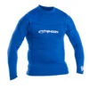 Typhoon Long Sleeve Flat Locked Rash Vest - Aqua Blue -DivePro Store 2020 Typhoon Long sleeve mens aqua blue 1a