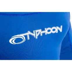 Typhoon Long Sleeve Flat Locked Rash Vest - Aqua Blue -DivePro Store 2020 Typhoon Long sleeve mens aqua blue 4