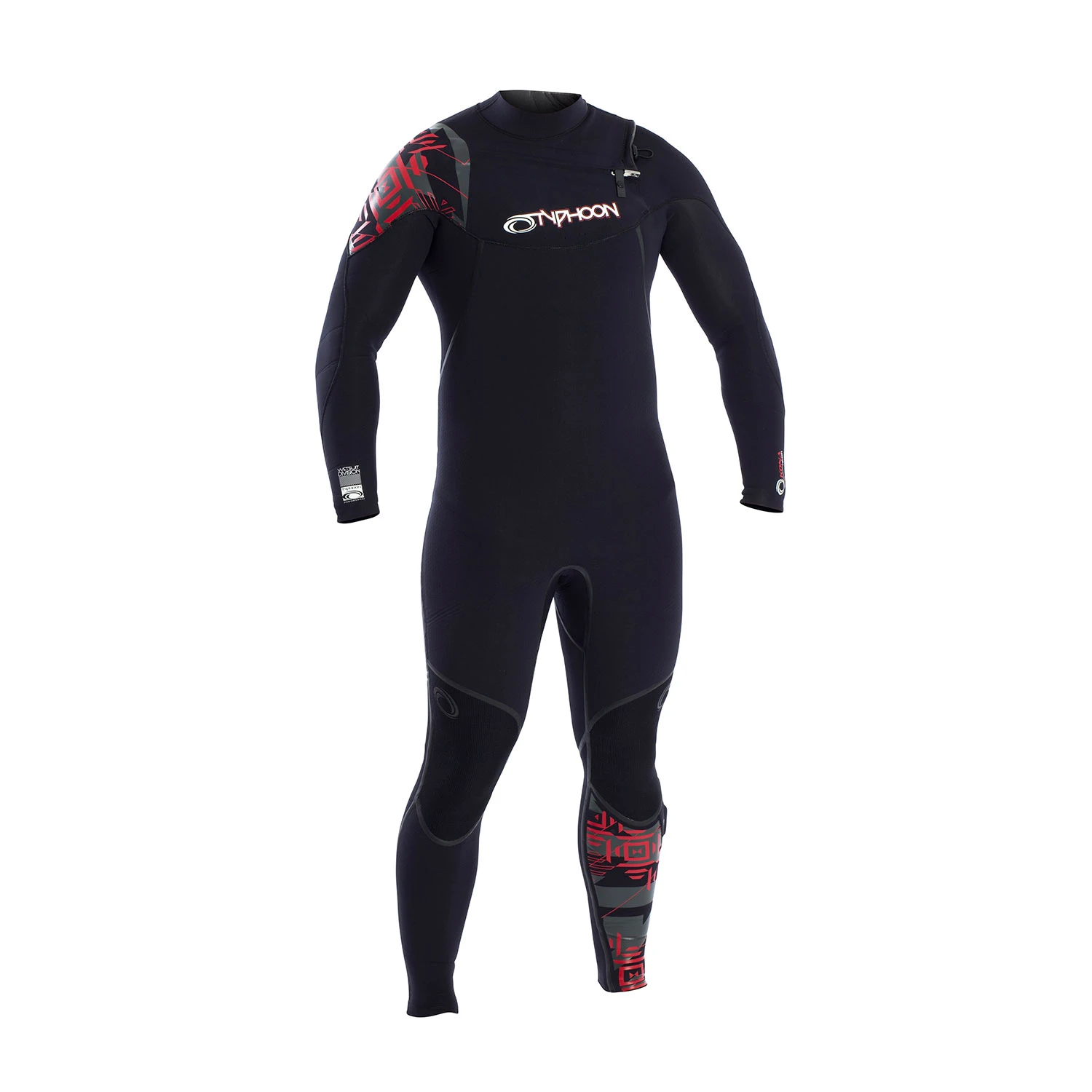 Typhoon Kona Liquid Seam 3/2mm Front Zip Wetsuit - Rustic Red