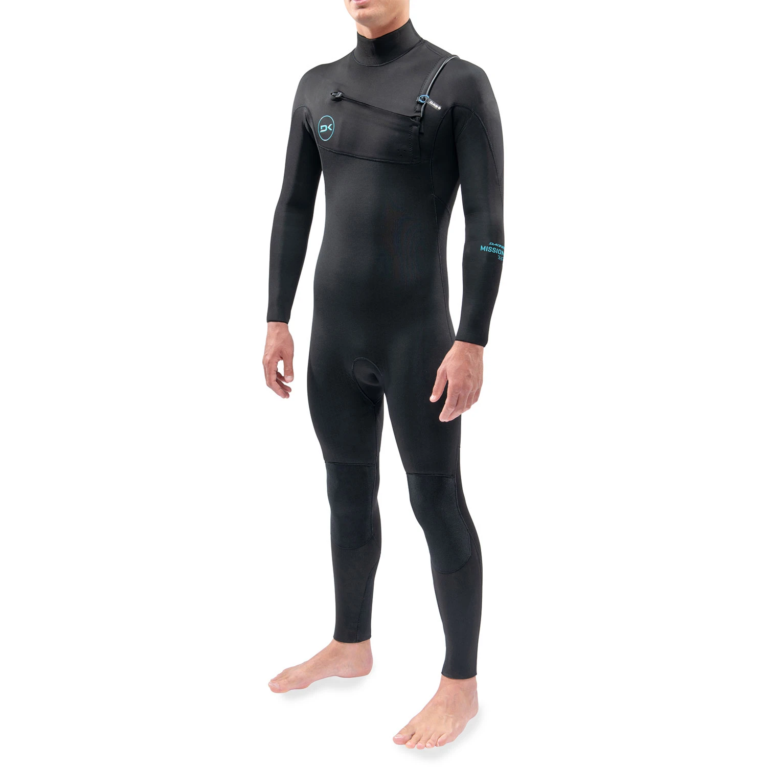 Dakine Mission 3/2mm Chest-Zip Fullsuit Wetsuit - Black 4 Dakine Mission 3/2mm Chest-Zip Fullsuit Wetsuit - Black - Image 2