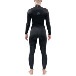 Dakine Womens Mission 4/3mm Chest-Zip Fullsuit Wetsuit - Black -DivePro Store 2021 Dakine Womens Mission Chest Zip Fullsuit Wetsuit DK21W543MZ 3