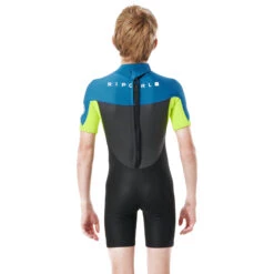 Rip Curl Junior Omega 1.5mm Shorty Wetsuit - Neon Lime -DivePro Store 2021 Rip Curl Junior Dawn Patrol Shorty Wetsuit Neon Lime WSPYFB 8915 2