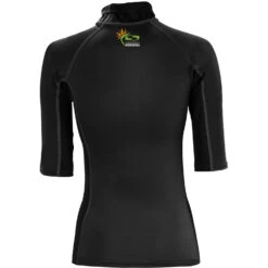 Sola Womens Short Sleeve Rash Vest - Black -DivePro Store 2021 Sola Ladies Rashguard LADIES back blk