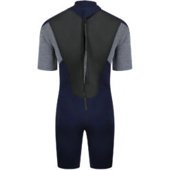 Typhoon Storm3 3/2mm Shorty Wetsuit - Navy/ Grey Marl -DivePro Store 2021 Typhoon Storm Shorty Navy Grey 250797 2