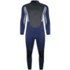 Typhoon Storm3 3/2mm Back Zip Wetsuit - Navy/ Grey Marl -DivePro Store 2021 Typhoon Storm3 Wetsuit 250776 Navy Grey Marl 1