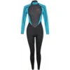 Typhoon Womens Storm3 3/2mm Backzip Wetsuit - Aqua -DivePro Store 2021 Typhoon Storm3 Womens Fullsuit Wetsuit Aqua 250885 1