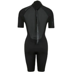Typhoon Womens Storm3 3/2mm Shorty Wetsuit - Black -DivePro Store 2021 Typhoon Womens Storm Shorty Black Graphite 250894 2