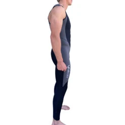 Vaikobi FLEXFORCE 3mm GBS Long John Wetsuit - Black/Grey -DivePro Store 2021 Vaikobi FlexForce 3 0 mm LongJohn Side view