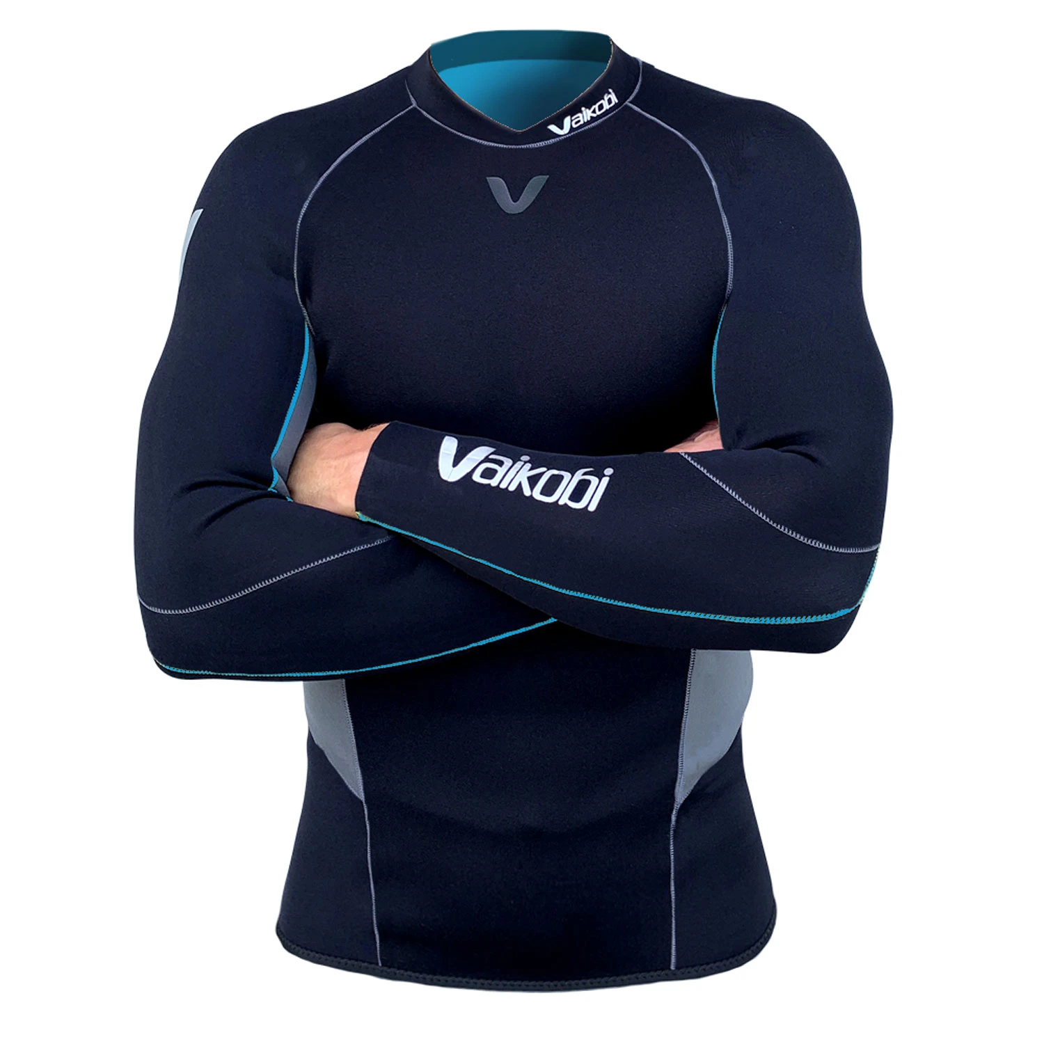 Vaikobi FLEXFORCE 3mm GBS Wetsuit Top - Black/Grey 3 Vaikobi FLEXFORCE 3mm GBS Wetsuit Top - Black/Grey