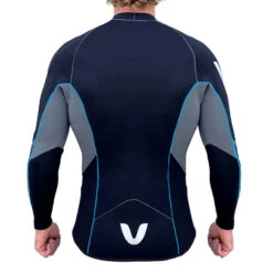Vaikobi FLEXFORCE 3mm GBS Wetsuit Top - Black/Grey 5 Vaikobi FLEXFORCE 3mm GBS Wetsuit Top - Black/Grey -DivePro Store 2021 Vaikobi FlexForce 3 0mm Top rear view