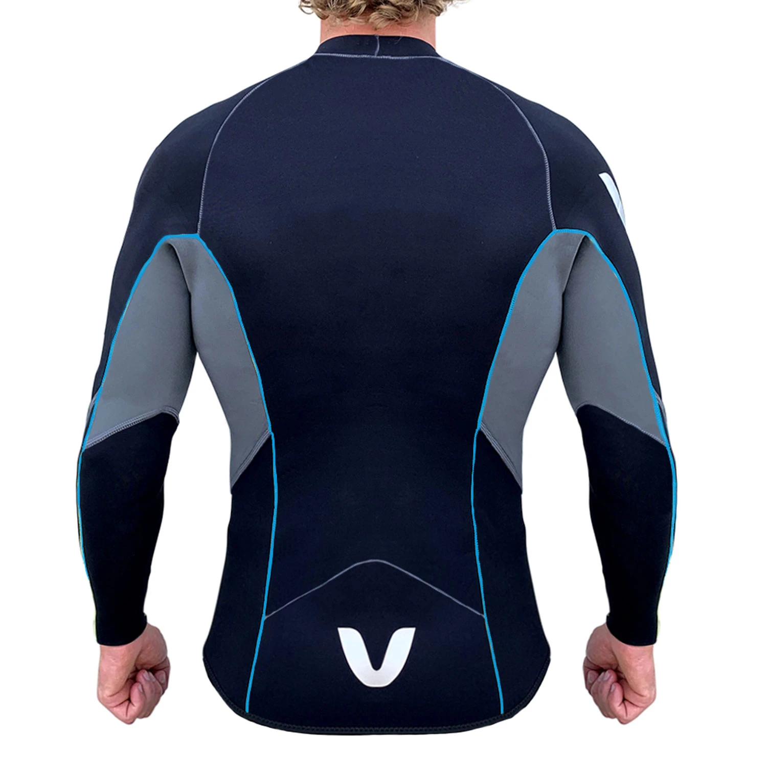 Vaikobi FLEXFORCE 3mm GBS Wetsuit Top - Black/Grey 4 Vaikobi FLEXFORCE 3mm GBS Wetsuit Top - Black/Grey - Image 2