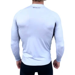 Vaikobi Spandex Long Sleeve UV50+ Rashvest - Silver 6 Vaikobi Spandex Long Sleeve UV50+ Rashvest - Silver -DivePro Store 2021 Vaikobi UV rashie Silver B