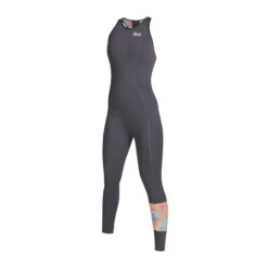 Mystic Womens Lunar 2mm Back-Zip Long Jane Wetsuit - Dark Grey