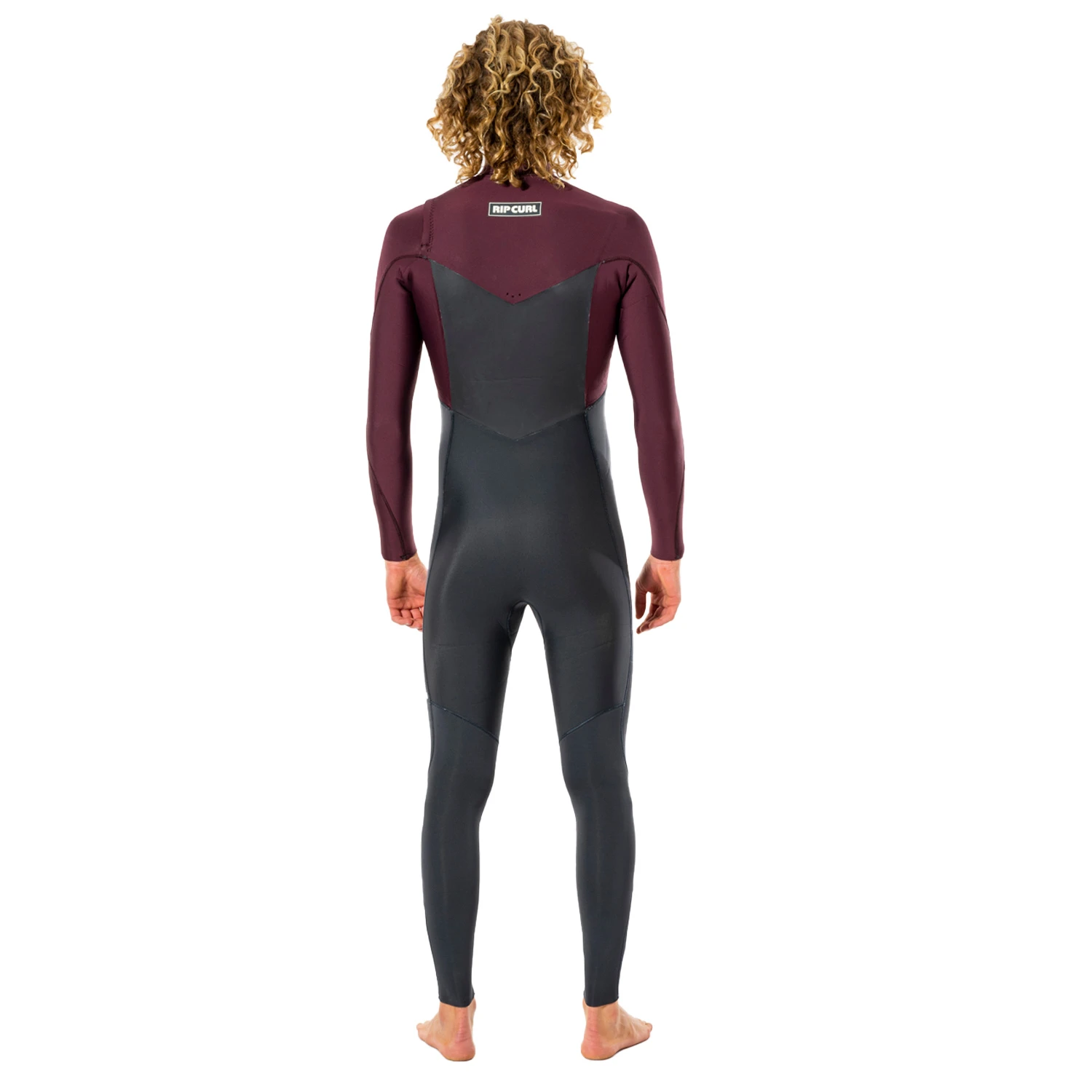 Rip Curl Dawn Patrol 5/3mm Chest Zip Wetsuit - Wine 4 Rip Curl Dawn Patrol 5/3mm Chest Zip Wetsuit - Wine - Image 2
