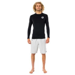 Rip Curl Thermo Long Sleeve Thermal Rash - Black -DivePro Store 2022 Rip Curl Thermpro Long Sleeve Top WLYYAM 0090 3