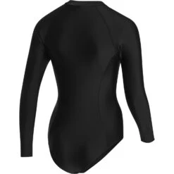 Mystic Womens Jayde Long Sleeve Swimsuit Rashvest - Black -DivePro Store 2023 Mystic Jade Long Sleeve Swimsuit 230160 900 02