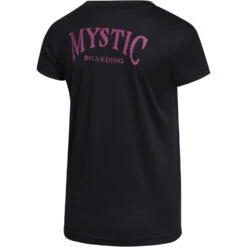Mystic Womens Jayde Short-Sleeve Rashvest - Black -DivePro Store 2023 Mystic Jayde Loose Fit Rash Guard 230157 900 02