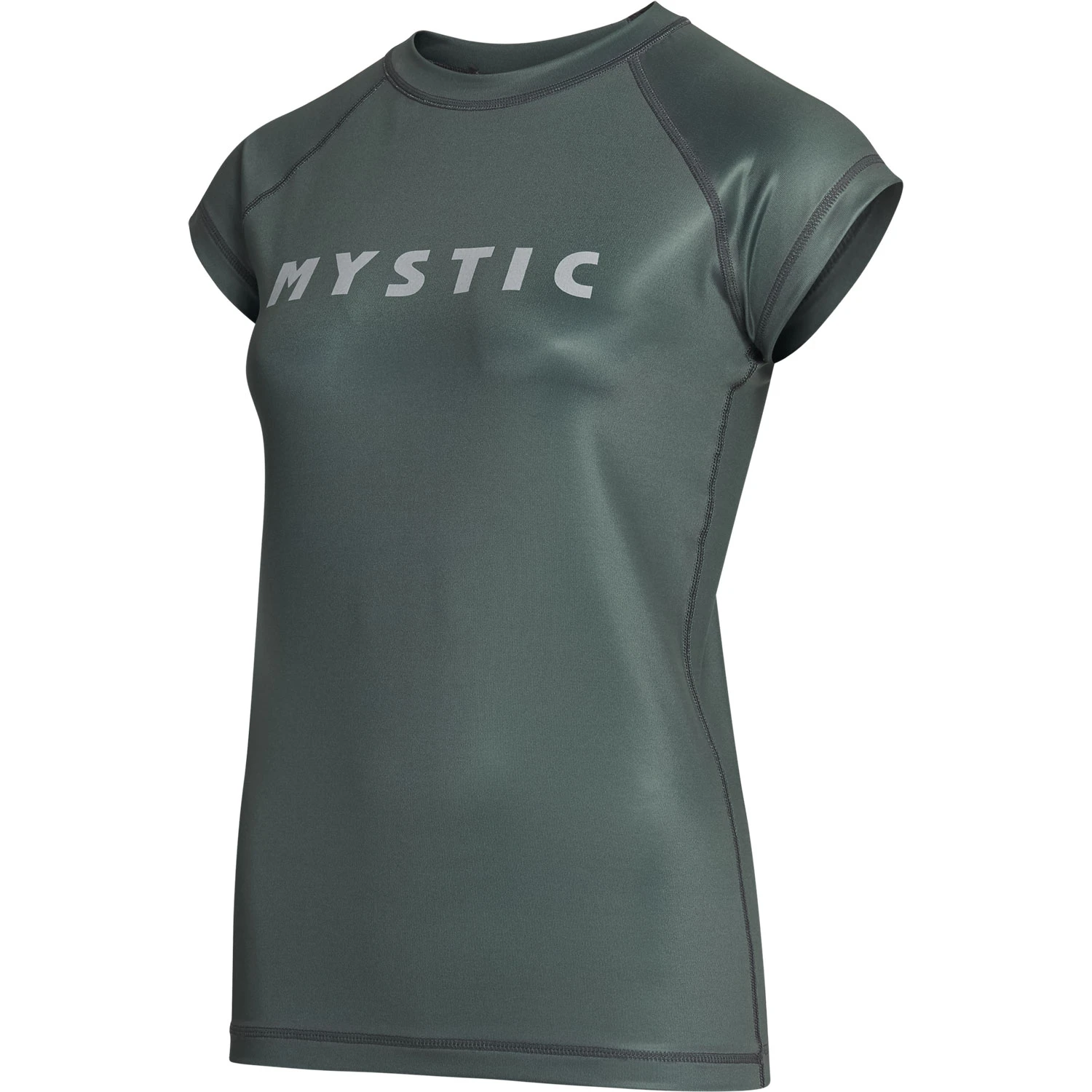 Mystic Womens Star Short Sleeve Rashvest - Dark Olive 3 Mystic Womens Star Short Sleeve Rashvest - Dark Olive