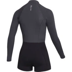 Mystic Womens Lunar 2/2mm Front-Zip Longarm Shorty Wetsuit - Black -DivePro Store 2023 Mystic Womens Wetsuit 230112 900 02