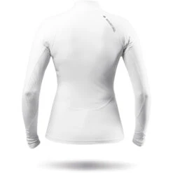 Zhik Womens ECO Spandex Rash Guard Long Sleeve - White -DivePro Store 2023 Zhik DTP 0063 W WHT Back