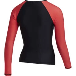 Mystic Womens Jayde Long-Sleeve Rashvest - Black/Red -DivePro Store 230159 965 02