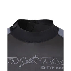 Typhoon Swarm3 3/2mm Shorty Wetsuit - Black -DivePro Store 250982 SWARM3 SHORTY BLACK GRAPHITE 3 copy