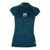 Magic Marine Womens Cube Short Sleeve Rashvest - Dark Blue Melee -DivePro Store MM081012 448 01