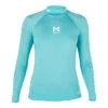 Magic Marine Womens Cube Long Sleeve Rashvest - Blue Melee -DivePro Store Magic Marine Womens Cube Long Sleeve Rash Vest Blue Melee MM081011 499