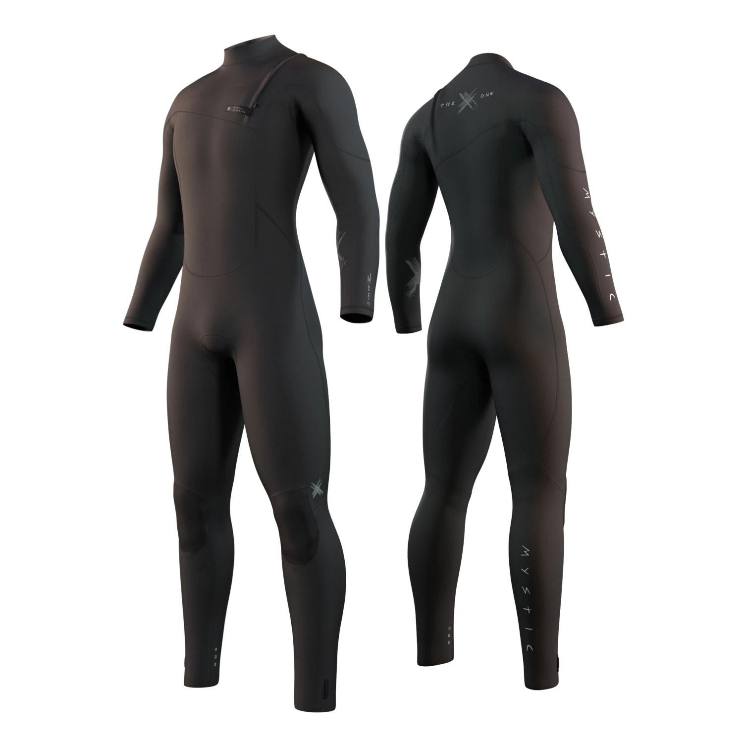 Mystic THE ONE 3/2 GBS Zip-Free Wetsuit - Black 4 Mystic THE ONE 3/2 GBS Zip-Free Wetsuit - Black - Image 2
