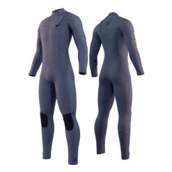 Mystic THE ONE 4/3 GBS Zip-Free Wetsuit - Grey 220009 -DivePro Store Mystic The One Zip Free Fullsuit Wetsuit Grey 1 1