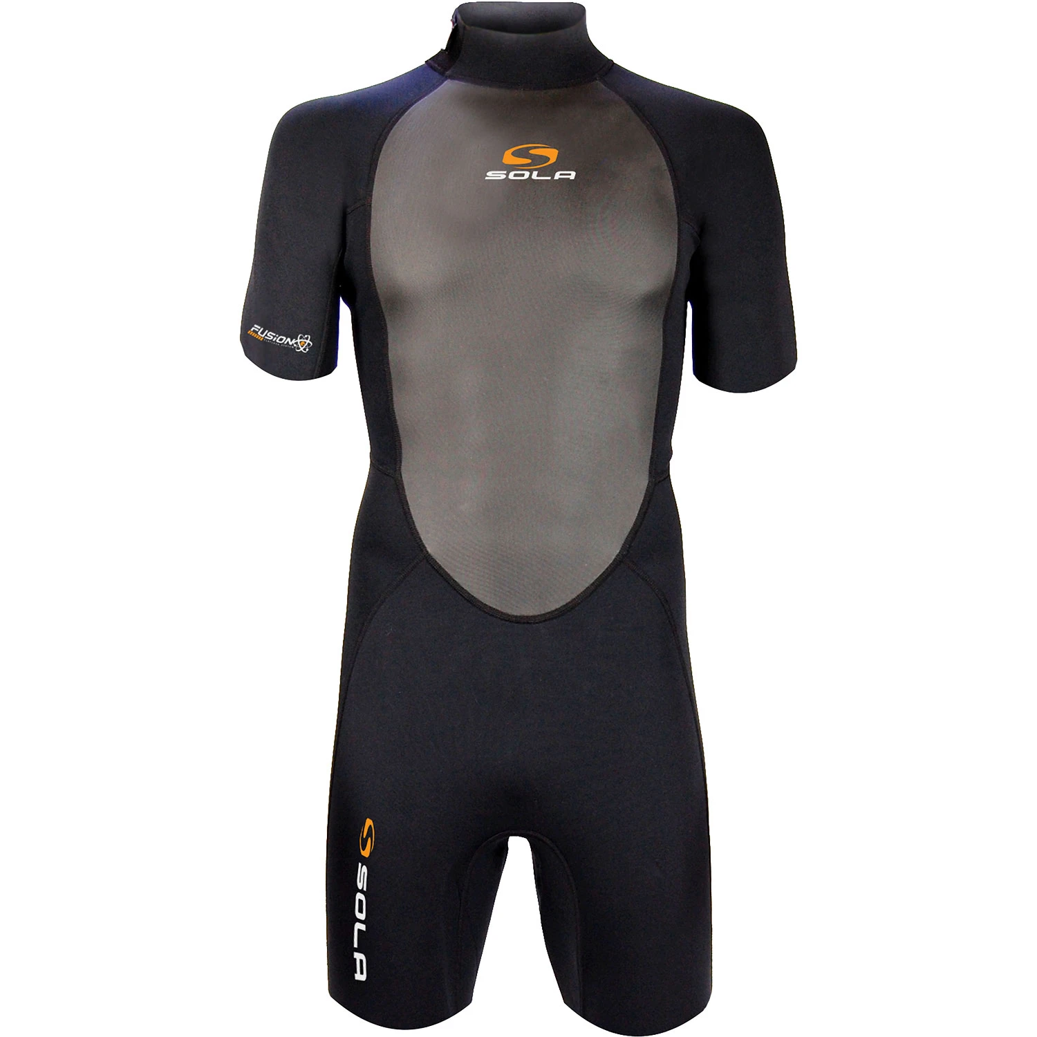 Sola Fusion 3/2mm Shorty Wetsuit - Black 3 Sola Fusion 3/2mm Shorty Wetsuit - Black