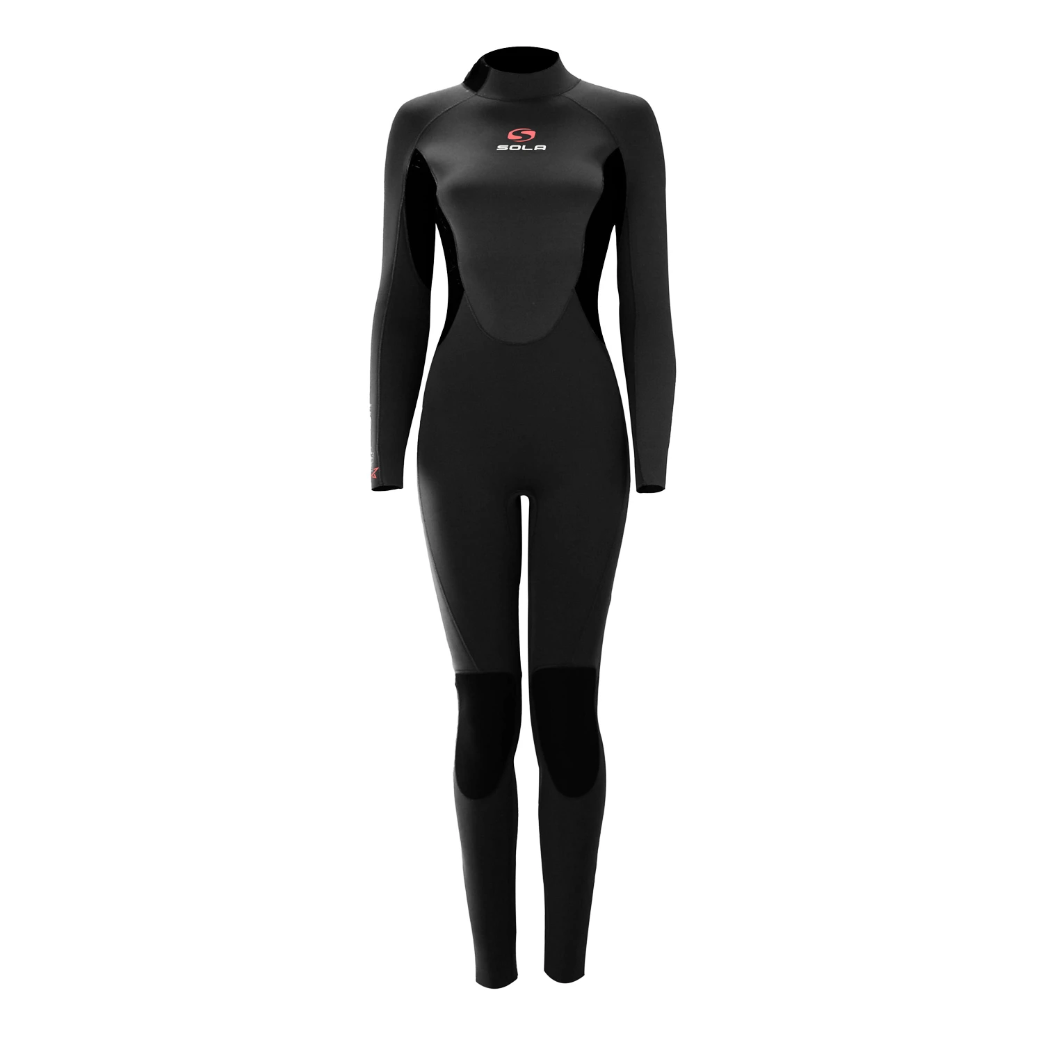 Sola Womens Star 5/3mm Back Zip Wetsuit - Black 3 Sola Womens Star 5/3mm Back Zip Wetsuit - Black