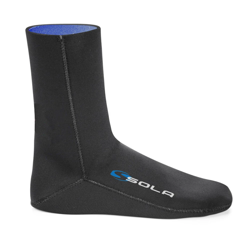Sola 4mm Blindstitched Fleece Lined Wetsuit Socks 3 Sola 4mm Blindstitched Fleece Lined Wetsuit Socks