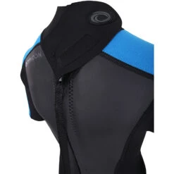 Typhoon Swarm3 Boys 3/2mm Shorty Wetsuit - Black/Blue -DivePro Store Typhoon Junior Swarm3 Shorty Wetsuit 250992 BLACK BRILLIANT BLUE 3