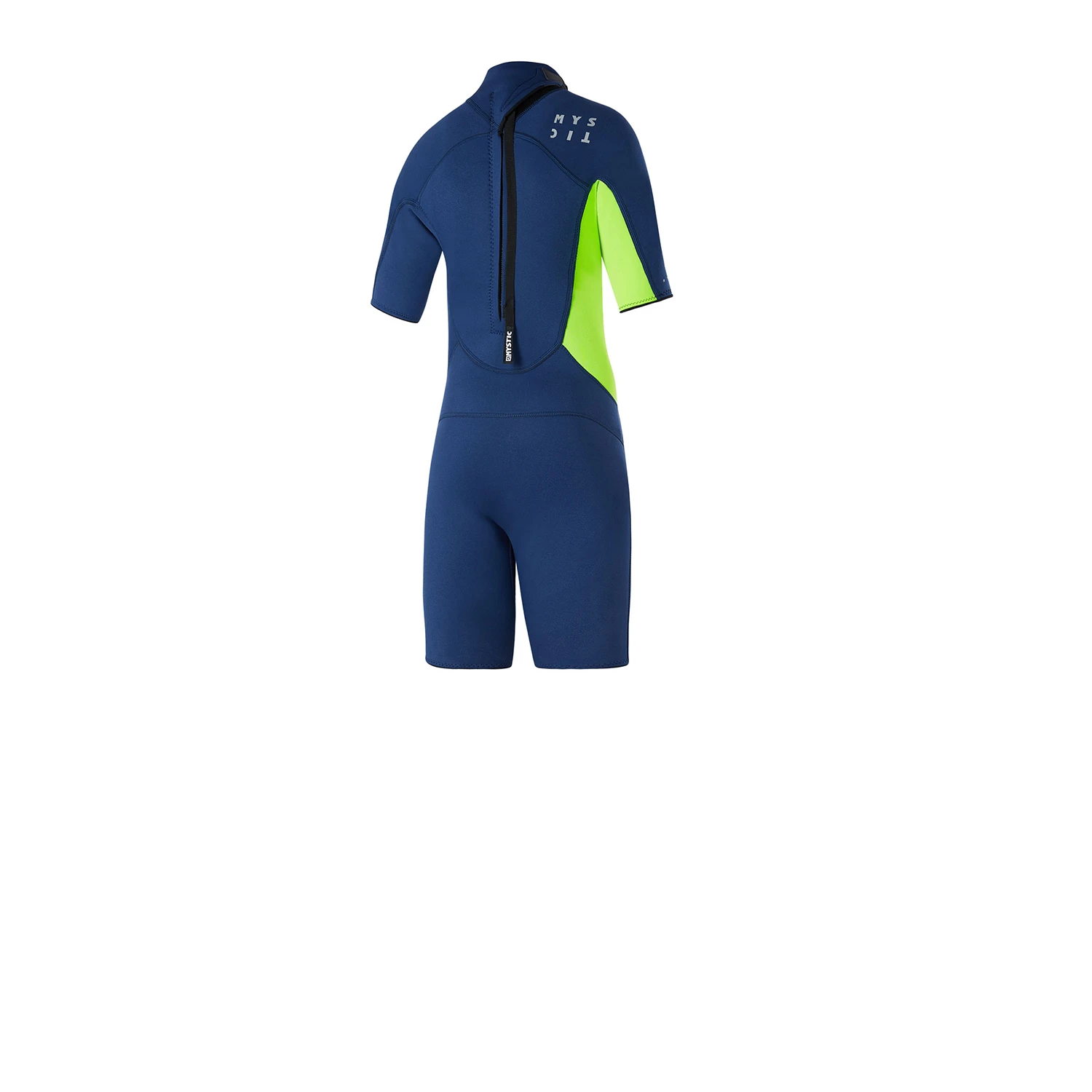 Mystic Junior Star 3/2 GBS Back Zip Flatlock Shorty Wetsuit - Night Blue - Image 2