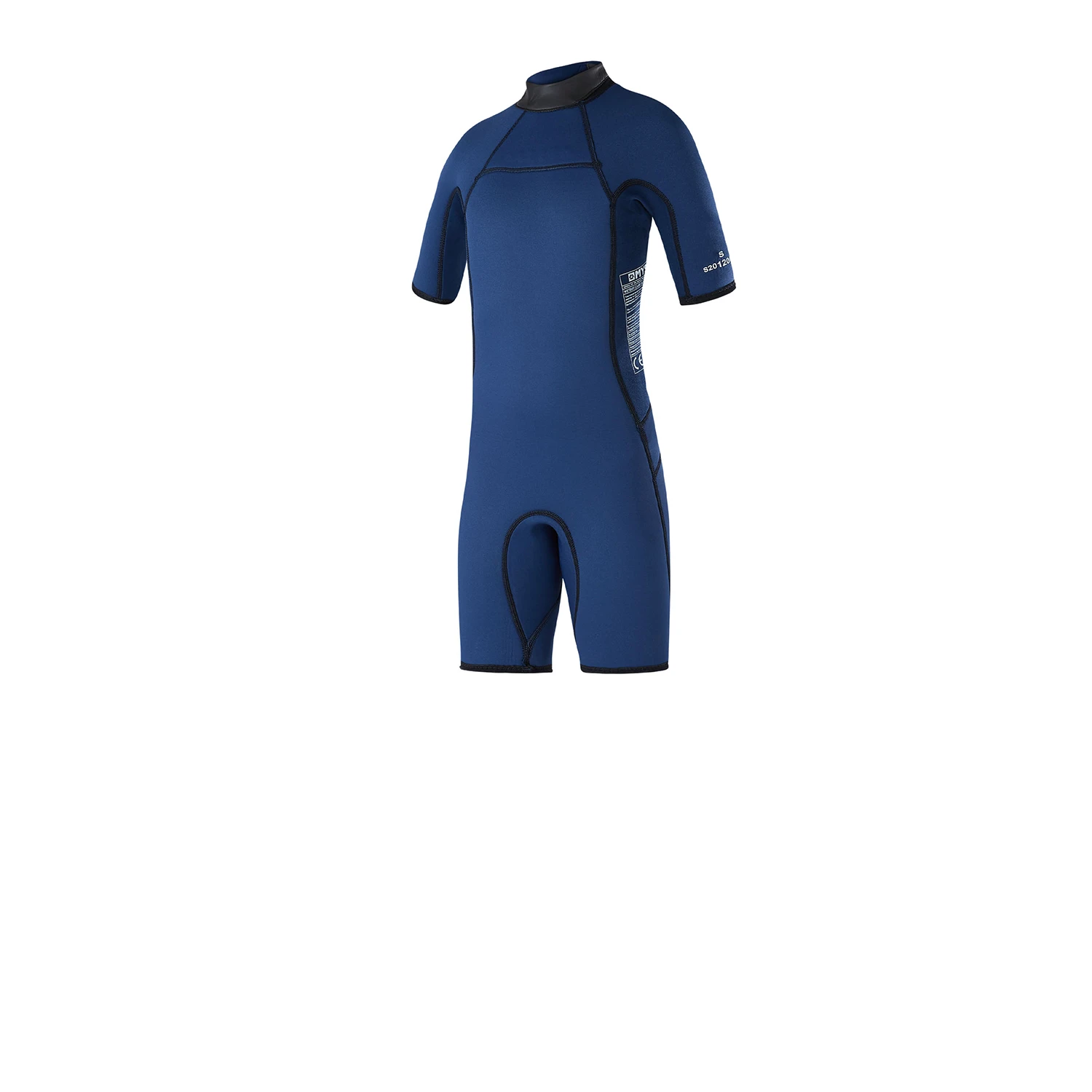 Mystic Junior Star 3/2 GBS Back Zip Flatlock Shorty Wetsuit - Night Blue - Image 3