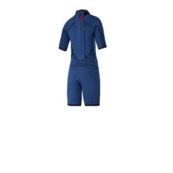 Mystic Junior Star 3/2 GBS Back Zip Flatlock Shorty Wetsuit - Night Blue -DivePro Store Y2022 mystic juniors star 3 2 gbs back zip flatlock shorty wetsuit night blue 4