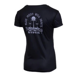 Mystic Womens Ignite Short-Sleeve Rashvest - Black -DivePro Store Y2022 mystic womens ignite short sleeve rashvest black 2