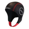 Zone3 Neoprene Swim Cap - Black/Red -DivePro Store Zone3 Neoprene Swim Cap Black