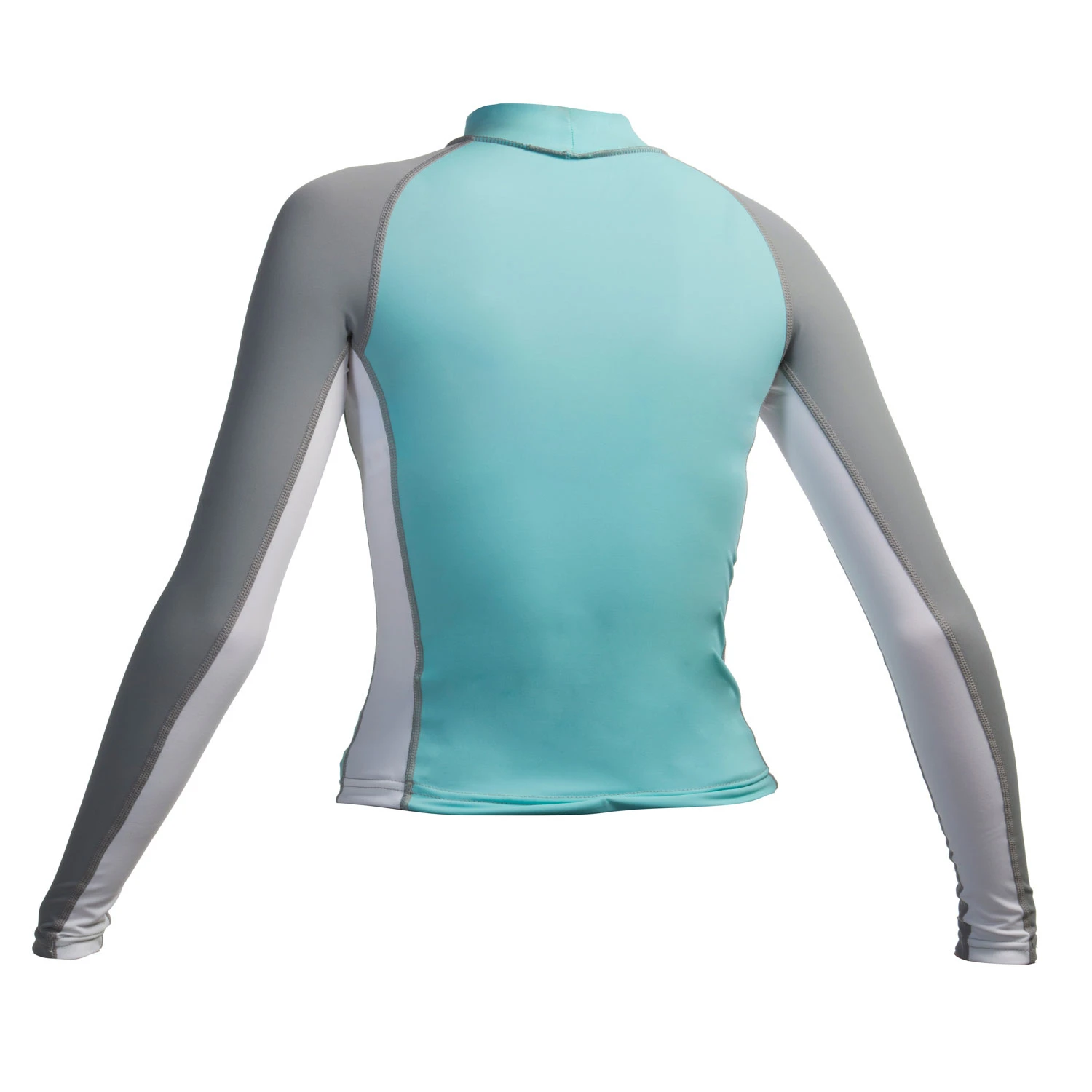 Gul Surf Junior Girls Long Sleeve Rashguard - Glacier/White - Image 2