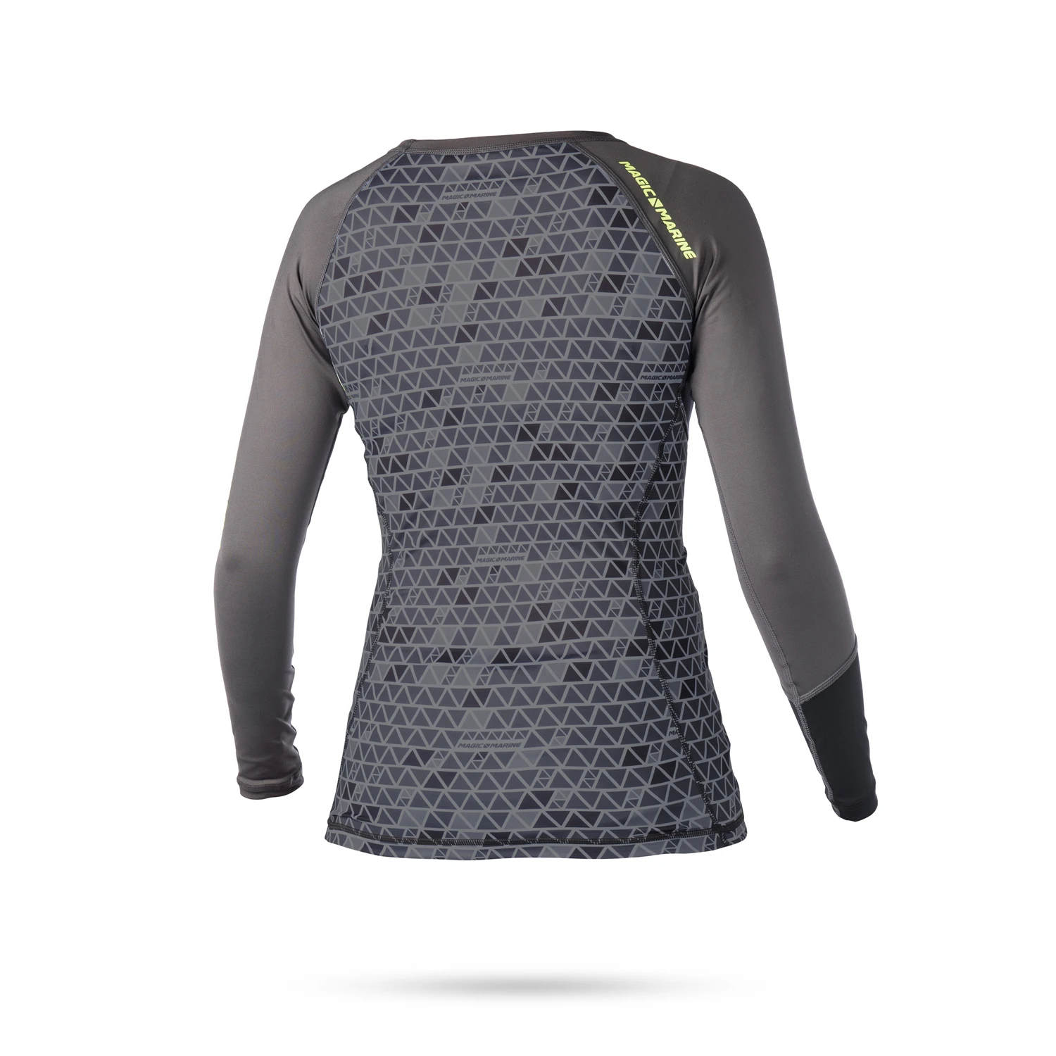 Magic Marine Womens Energy Long Sleeve Rashvest - Grey 4 Magic Marine Womens Energy Long Sleeve Rashvest - Grey - Image 2